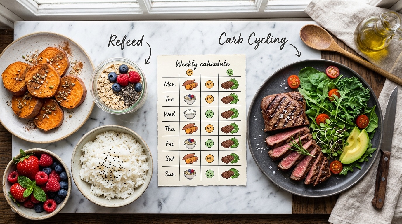 Refeed Days vs. Carb Cycling: When to Use Each for Client Results